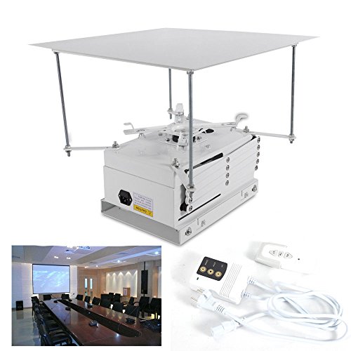 Preisvergleich Produktbild OUKANING Projector Lift Deckenhalterung Motorisiertes für Beamer, 50 * 50cm
