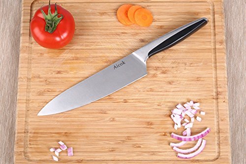 Aicok Kochmesser, High Carbon Edelstahl Messer Asiatischer Art, Scharfes Küchenmesser Mit Premiumklinge - 7