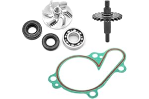 Mabutingti Kit di riparazione per pompe dell'acqua per Yamaha YZ 125 1998-2004 Impeller albero ingranaggi cuscinetti guarnizioni guarnizione