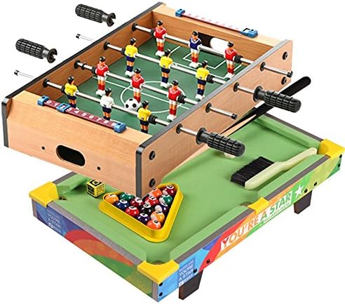 3-5 years old children's table football / billiard / snooker / table tennis / children's toy package ( Color : C )