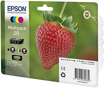 Epson Cartouche d'encre Epson Pack Fraise T2986 4CL
