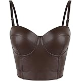 SLIMBELLE Corsetto sexy Donna Bustino Burlesque Pizzo Gotico Modellante Top Cerniera Lace Shapewear In Rosso e nero Vintage C