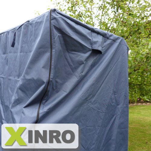 Luxus XXXL Strandkorbhülle Strandkorbschutzhülle Premium Strandkorb Schutzhülle Bootsplane 165cm B x 165cm H x 100cm T von XINRO® - 4