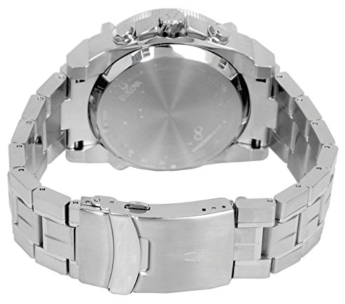 Bulova Men's Designer Chronograph Watch Stainless Steel Bracelet - Blue W/ Yellow Precisionist Wrist Watch 96G175