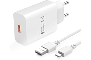 BENSN Chargeur Rapide Compatible avec Xiaomi Redmi Note 14C/14T/14/13/13C/12/12 Pro 5G/11s/11/A3/10/9/Poco M4/M6/M3/Poco C65/Poco X6, Prise Charge Rapide USB Secteur avec 1,5M Câble