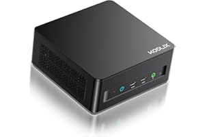 KODLIX AD69 Mini PC AMD Ryzen 9 6900HX, 8C/16T, jusqu'à 4.9GHz, Mini Ordinateur de Bureau Avec GPU Radeon 680M, 32 Go DDR5 RAM, SSD 512 Go, Micro PC, 2xUSB4+2xHDMI, WiFi 6E/BT5.3, RJ45 2.5G