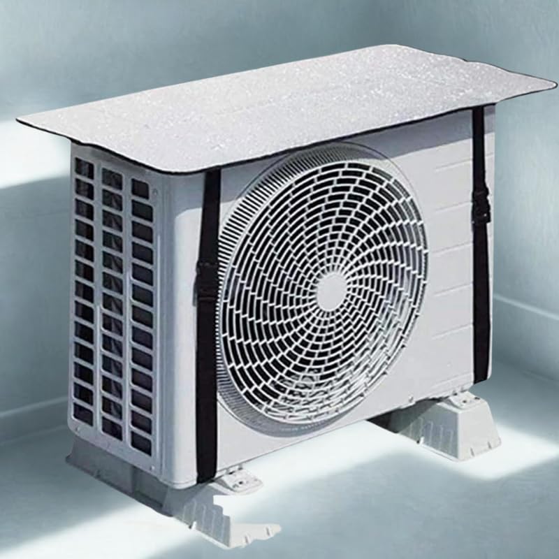 PARLAD || Split Ac Cover Outdoor Unit Cover | Heat-Insulated, Weather-Resistant Protection | Extend AC Lifespan & Boost Energy Efficiency ac outdoor unit protector (Pack of 1) (Blue, 1.5 Ton)