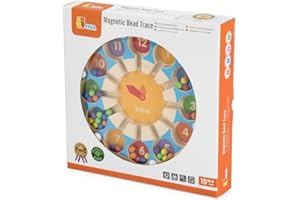 Viga Toys - Magnetspiel - Uhr & Farben