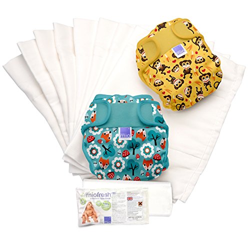 Bambino Mio, Miosoft Two Piece Reusable Nappy set, <9kg Size 1, Unisex