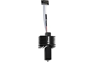 LANKEGU Upgraded All-Metal Hotend per Bambu Lab P1S/P1P: 0,6 mm Hotend con ugello in acciaio temprato, 24 V 48 W riscaldatore in ceramica e termistore ad alta temperatura – Ricambio per stampante 3D serie P1