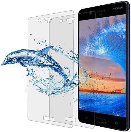 Nokia 8 Tempered Glass, NOT A SCRATCH on Your Screen, Profer [100%Transparency] [9H 2.5D] ULTRA THIN [InvisibleShield] Glass Screen Protector for Nokia 8