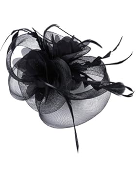 Fascigirl Fascinator Haar Clip Haar Accessoire Tea Party Hochzeitskirche Kopfbedeckung für Frauen