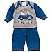 Lullaby Baby Boys Cute Teddy Beep Beep Car Long Pyjamas - Grey Marl - 0/3 Months