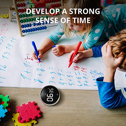 Digitaler Küchentimer mit Magnethalterung, HOMMINI Küchenwecker Kurzzeitwecker Magnetisch LCD-Bildschirm, Kurzzeitmesser Eieruhr, Ideal Küchenuhr Timer zum Kochen, Backen, Sport, Studieren usw - 5