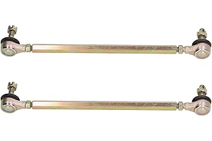 RAGUSO Tirante con giunto sferico, parti di ricambio con filettatura 10 mm Tirante dello sterzo in lega di acciaio per quad 125 Quad Dirt Bike ATV Go Kart