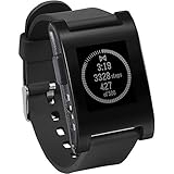 Pebble Classic - SmartWatch (pantalla 1.26", Bluetooth, 128 KB, ARM Cortex-M3), color negro