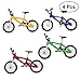 Produktbild TOYMYTOY 4 Stücke Mini Legierung Fahrrad Spielzeug, 1: 18 Miniatur Finger Mountainbike Modell Ornamente für Kinder Kinder Jungen