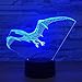 Produktbild 3D Flugsaurier Optical Illusions LED Lampen Tolle 7 Farbwechsel Berühren Tabelle Schreibtisch-Nacht Licht Mit USB-Kabel für Kinder Schlafzimmer Geburtstagsgeschenke Geschenk