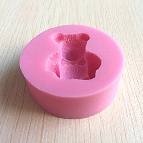 Karen Baking Nette und reizende Bären-Form-3D Silikon Backform für Kuchen-Fondant Dekorieren - 4