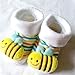HuntGold Cute Baby Kid Toddler Newborn 3D Cartoon Short Sock Slipper Shoe Children Bootie(bee)