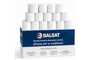 B BALSAT BALSAT Rollo Ticket 80x80 Termico - 20 ud. Papel Impresoras TPV