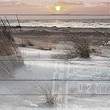 Wanddekoration aus hochwertigem Echtholz