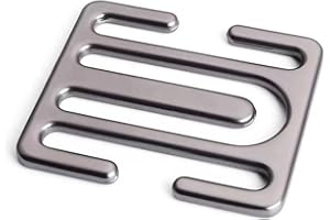 ISKIP Metal Car Seat Belt Adjuster, Universal Safety Seat Belt Shoulder Stopper for Adults and Kids, Premium Comfort and Safety for Your Journey (Metal-Silver)