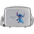 Disney 100 Stitch Adaptable Toiletry Bag Grey 29 x 21 x 15 cm Rigid ABS 9.14 L 0.65 kg, Grey, One Size, Adaptable Toiletry Bag, Grey, One Size, Adaptable Toiletry Bag