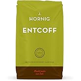 J. Hornig Kaffeebohnen Entcoffeiniert, Entcoff, 500g ganze Bohnen, entcoffeinierter Kaffee mit mildem Geschmack, für Vollauto