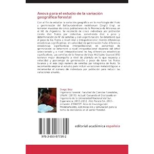 Anova para el estudio de la variación geográfica forestal: Una aplicación para Balfourodendron riedelianim