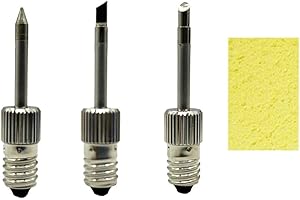Wisyurt 3 PièCes Pointes de Soudure en Laiton USB TêTe de Fer à Souder Pointes de Soudure pour Stations de Soudure D'Interface E10