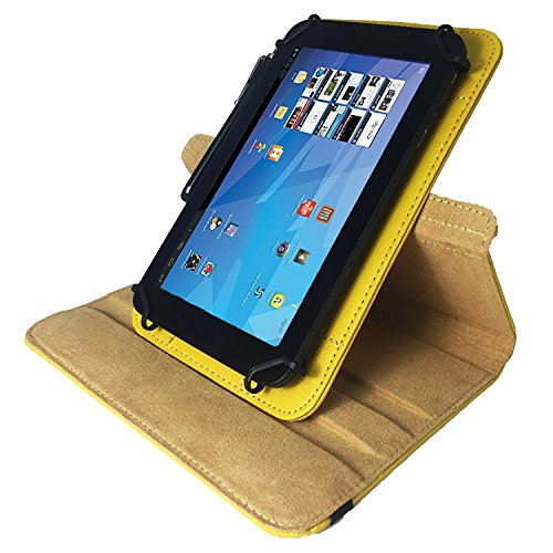 Tablet Tasche für ASUS ZenPad 3S 10 LTE (Z500KL) Schutz Hülle Etui Case + Touch Pen – Gelb 9.7 Zoll 360_ - 5