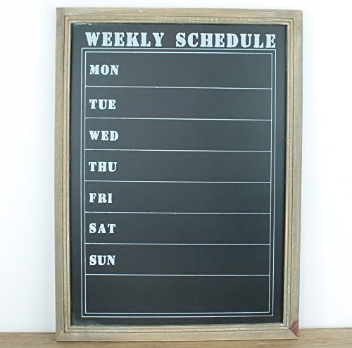 Chalkboard Week Planner Blackboard Chalk board Memo Shabby Chic