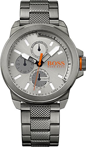 BOSS Orange Herren-Armbanduhr NEW YORK Multi Analog Quarz Edelstahl beschichtet 1513158 BOSS Orange Herren-Armbanduhr NEW YORK Multi Analog Quarz Edelstahl beschichtet 1513158