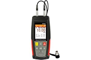BuyWeek Ultraljud tjockleksmätare, WT100A digital ultraljud tjockleksmätare hand ultraljud tjockleksmätare mätområde 1–225 mm