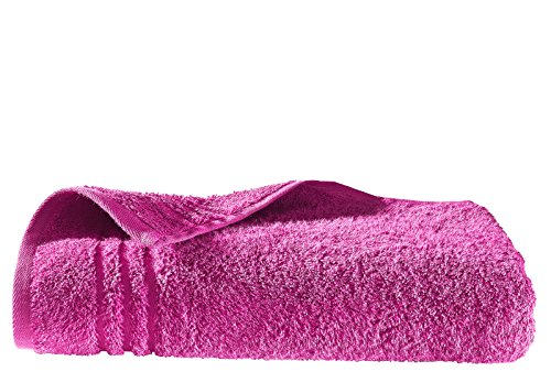 Handtücher Serie Milano BIO-Baumwolle in Luxusqualität, in 7 Größen und 16 Trendfarben – Grösse Duschtuch 70×140 cm, Farbe Beere 040 - 2