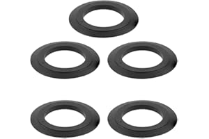 LATRAT 5 x guarnizioni di ricambio in gomma, solo guarnizione, per cestello setaccio Ø 83-78mm, pezzo di ricambio per la nostra valvola tappo per lavello da cucina, guarnizione di scarico, guarnizione