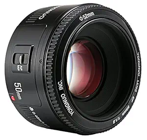 Yongnuo EF YN 50mm F/1.8 1:1.8 Standard Prime Lens for Canon Rebel Digital Camera Works Well with 5D, 7D, 60D, 70D, T3, T3i, T5, T5i, Plus