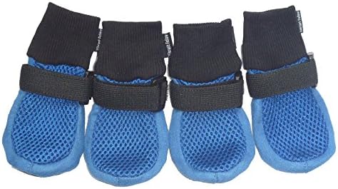 Vibrant Fellow Paw Protector Dog Boots Breathable Protective and Skid-proof Set of 4 Size X-Small
