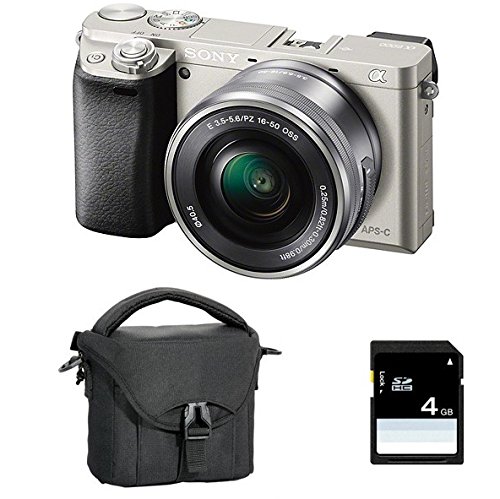 spécifications SONY ALPHA 6000 SILVER + 16-50 + SD 4 Go + Sac