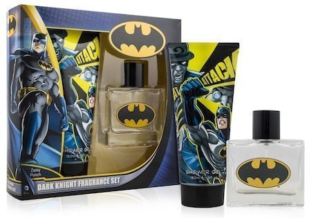 Marvel Batman 50ml Eau De Toilette Mens Spray /150ml Shower Gel Gift Set For Him