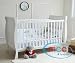 MCC Solid Wooden Baby Cot bed Sleigh Cotbed Toddler Bed & Premier Water repellent Mattress Made in England