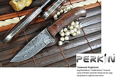 Perkin Knives damas main personnalisée de chasse couteau avec étui en cuir