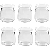 36 Vasetti Yogurt In Vetro 150ml JMIATRY - Con Coperchio Ermetico, Per Budini, Dessert