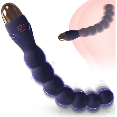 Coffret Sextoy Vibrant - Gode Et Perles Anales - Multivitesse, Stimulation - Couleur Bleu - Neuf