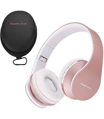 PowerLocus Hybrid Active Noise Cancelling hoofdtelefoon, 60 uur speeltijd, draadloos, transparante modus, hifi, stereo draadloze hoofdtelefoon met bas-knop, opvouwbaar, microfoon voor reizen, mobiele