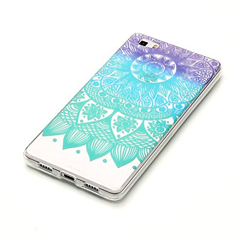 Huawei P8lite Funda   ALE-L21 Funda  FQY-TEC  altamente transparente  Silicona  TPU blanco  Funda para Huawei P8lite  5 0   31