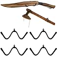 4 Pack Mini Sword Display Rack Sword Wall Mount Sword Wall Rack Sword Holder - Sturdy yet flexible,easy to customize and install - vertically or horizontally Mount - hold up to 20Lbs- No Sword