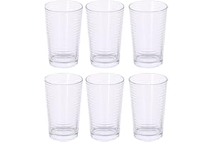 alpina Verres à Eau - Ensemble de Verres à Boire - Ensemble de 6 Pièces - Adapté au Lave-Vaisselle - 220 ml