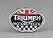 Produktbild Anstecknadel, Metall, Email, Motiv Motorrad Biker Aufnäher (T)